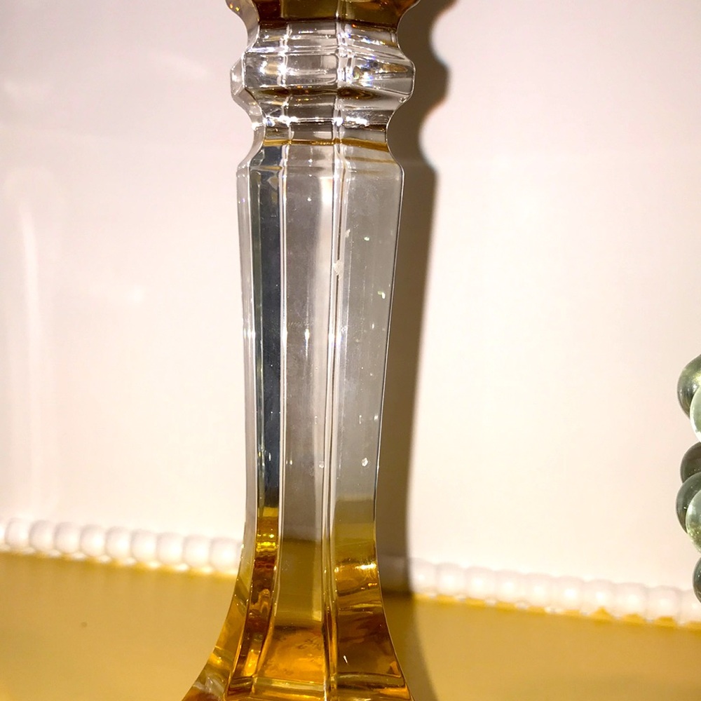 Crystal candlestick - Picture 3 of 7